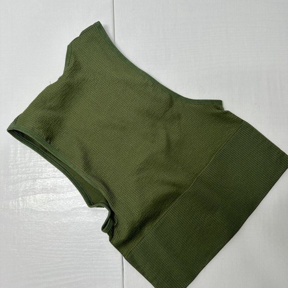 Urban Outfitters Ribbed Vest Size XS Green Cropped Sleeveless Basics - Picture 5 of 8